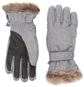 Rękawiczki rowerowe - Ziener mężczyzn Kim Lady Glove rękawice narciarskie, szary 801117 - miniaturka - grafika 1
