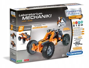 Clementoni Laboratorium mechaniki Lazik i Quad 60954 - Zabawki konstrukcyjne - miniaturka - grafika 10