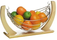 Miski i półmiski - Premier housewares małe firmy hamak gumowe drzewo, drewno i owoce chrom (1103417) - miniaturka - grafika 1