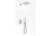 Baterie wannowe i prysznicowe - Kohlman Foxal zestaw prysznicowy podtynkowy termostatyczny z deszczownicą Q20 chrom QW432FQ20  QW432FQ20 - miniaturka - grafika 1