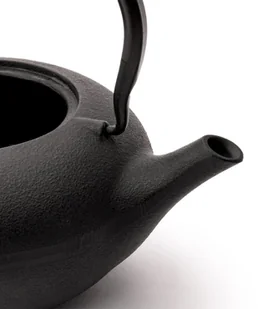 Bredemeijer SHANXI Dzbanek Żeliwny - Zaparzacz do Herbaty 1 l Czarny + 2 Porcelanowe Czarki 157002 - Dzbanki i imbryki - miniaturka - grafika 6