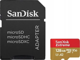 SanDisk Extreme 128GB (SDSQXA1-128G-GN6AA) - Karty pamięci SanDisk Extreme 128GB (SDSQXA1-128G-GN6AA) - Karty pamięci - miniaturka - grafika 3