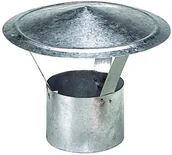 Kominy i akcesoria - Unbekannt WOLF Pack 22010098 ochrona komina, nasada ocynkowane, 110 MM - miniaturka - grafika 1