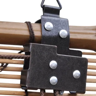 vidaXL Bambusowe rolety, 2 szt., 100 x 160 cm, brązowe - Rolety - miniaturka - grafika 6