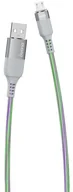 Kable USB - Dudao Dudao świecący kabel USB - micro USB 5 A 1 m szary (L9XM) L9XM - miniaturka - grafika 1