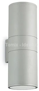Ideal Lux Kinkiet GUN AP2 BIG GRIGIO 163604 - Lampy ogrodowe - miniaturka - grafika 2