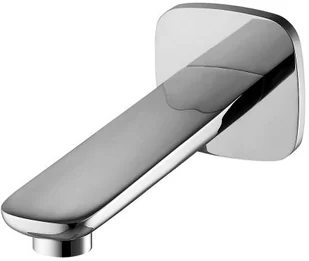 Omnires Wylewka dolna naścienna mosiężna Hudson Z23 - Wylewki do baterii - miniaturka - grafika 2