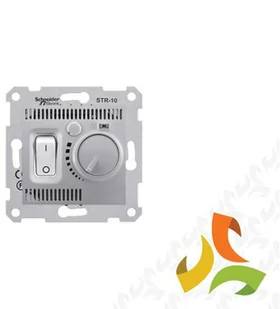 Schneider Sedna regulator temperatury podtynkowy aluminium SDN6000160 - Regulatory i termostaty - miniaturka - grafika 2