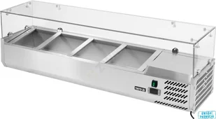 Yato WITRYNA CHŁODNICZA NADSTAWNA 6x1/4 GN YG-05321 - Szafy i witryny chłodnicze - miniaturka - grafika 4