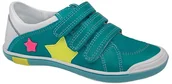 Buty dla dziewczynek - Bartek Półbuty 65431-22W Turkusowe na rzepy dla dziewczynki 26649 - miniaturka - grafika 1