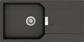 Zlewozmywaki - Schock Manhattan D-100L Asphalt - miniaturka - grafika 1