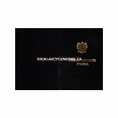 Druki akcydensowe - Firma Krajewski Legitymacja Rzeczpospolita Polska z Godłem [Pu/Os-221r] 47175 - miniaturka - grafika 1