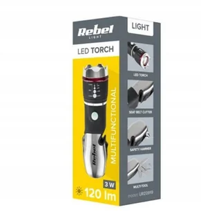 Rebel Latarka wielofunkcyjna Rebel URZ0919 - Latarki - miniaturka - grafika 5