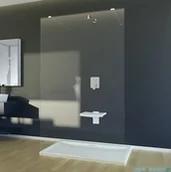 Kabiny prysznicowe - Besco Aveo Due 100x195 AVD-100-195-C - miniaturka - grafika 1