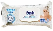 Chusteczki nawilżane - AQUA KOZMETK AquaWipes Fresh Baby, chustczki nawilżane 60szt. 8682665880177 - miniaturka - grafika 1