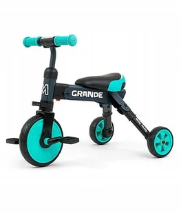 milly mally Milly Mally Rowerek 2w1 Grande Mint - Rowerki trójkołowe - miniaturka - grafika 9