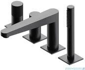 Baterie wannowe i prysznicowe - Omnires Contour bateria wannowa 4-otworowa antracyt CT8032AT | - miniaturka - grafika 1