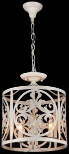 Maytoni LAMPA wisząca RUSTIKA H899-03-W Maytoni okrągła OPRAWA rustykalna ZWIS wzorki kremowe H899-03-W - Lampy sufitowe - miniaturka - grafika 4