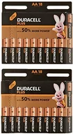 Baterie i akcesoria - Duracell Plus AA Mignon baterie alkaliczne LR6, 36 sztuk [Amazon Exclusive] 5008533 - miniaturka - grafika 1