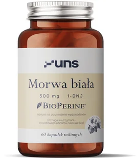 UNS Morwa Biała 500mg 1-DNJ 60vegcaps - Witaminy i minerały dla sportowców UNS Morwa Biała 500mg 1-DNJ 60vegcaps - Witaminy i minerały dla sportowców - miniaturka - grafika 1