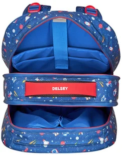 Delsey Polska Plecak na kółkach Back to school 40L Granatowy 003393650-02 - Plecaki - miniaturka - grafika 5