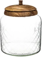 Pojemniki kuchenne - Atmosphera Créateur d'intérieur Atmosphera Créateur dintérieur Pojemnik na żywność szklany słoik dekoracyjny z wieczkiem do przechowywania B07KCZXWN4 - miniaturka - grafika 1