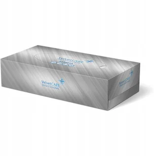 Velvet Chusteczki kosmetyczne celulozowe Profesional Box, 2-warstwowe, 100 listków, biały VLP-3100013 - Ręczniki papierowe - miniaturka - grafika 2