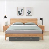 Pudła i pojemniki do przechowywania - vidaXL vidaXL Pojemniki, 2 szt., tkanina, 70x40x18 cm, antracytowe - miniaturka - grafika 1