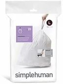 Worki na śmieci - simplehuman , Code L dopasowane worki na śmieci, opakowanie 20 sztuk - miniaturka - grafika 1