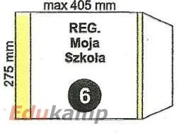 Fol-Plast okładki Okładka szkolna Moja Szkoła regul. nr06 275x405mm OK20FP - Dyplomy i okładki - miniaturka - grafika 2