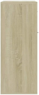 vidaXL Szafka, kolor dąb sonoma, 60 x 30 x 75 cm, płyta wiórowa - Komody - miniaturka - grafika 8