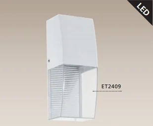 Eglo Zewnętrzna LAMPA ścienna SERVOI 95991 prostokątna OPRAWA LED 3,7W elewacyjny KINKIET ogrodowy IP44 biały przezroczysty 95991 - Lampy ogrodowe - miniaturka - grafika 5