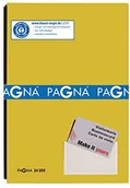 Teczki i skoroszyty - Pagna Teczka na dokumenty żółta, 20-częściowa, z kolorową okładką i rozciągliwym grzbietem 24205-05 - miniaturka - grafika 1
