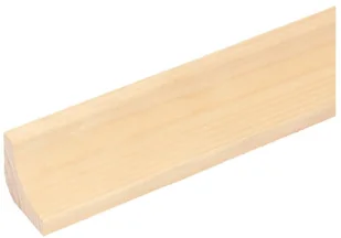 Ćwierćwałek sosnowy bezsęczny wklęsły 18 x 18 x 2400 mm 58320 - Listwy i profile - miniaturka - grafika 2