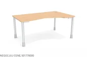 Biurka - WUTEH Biurko biurowe POLO PO-10 (160x100) 1226 - miniaturka - grafika 1