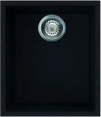 Zlewozmywaki - Elleci Quadra 100 (podwieszany) 40 Full black - miniaturka - grafika 1