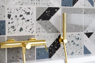 Actima Zestaw natryskowy punktowy PI złoty AREX.SET.023GL - Zestawy prysznicowe - miniaturka - grafika 4