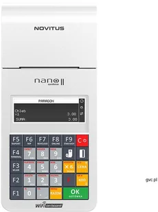 Novitus Kasa fiskalna NANO II ONLINE biała - Kasy fiskalne - miniaturka - grafika 2