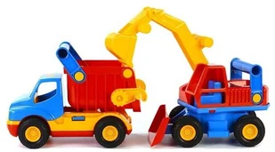 Wader Quality Toys QT Wywrotka i Koparka ConsTruck w siatce) - Samochody i pojazdy dla dzieci - miniaturka - grafika 2