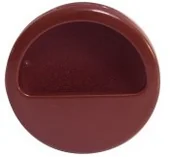 Akcesoria do drzwi - Domino POCHWYT DO DRZWI PRZESUWNYCH PCV 55mm BRĄZ - miniaturka - grafika 1