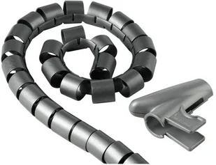 Osłona na kable 2,5 m 20 mm srebrna - Akcesoria do telefonów stacjonarnych - miniaturka - grafika 3