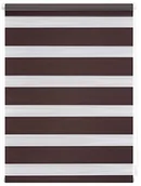 Rolety - Lichtblick Duo-Rollo Klemmfix KDR.045.150.02 roleta, montaż bez użycia wiertarki, ciemnobrązowy, 100 cm x 150 cm (szer. x dł.) KDR.100.150.18 - miniaturka - grafika 1