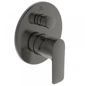 Baterie podtynkowe - Ideal Standard Connect Air Bateria wannowo-prysznicowa podtynkowa szary magnetyczny połysk A7057A5 - miniaturka - grafika 1