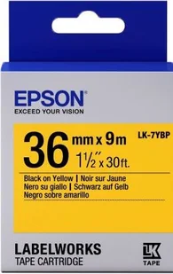 Epson Ribbon LK-7YBP Yellow/Black C53S657005 - Papier do drukarek - miniaturka - grafika 2