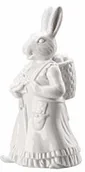 Kinder party - Hutschenreuther ogon zająca z koszykiem biały (glazurowany) 13,7 cm - miniaturka - grafika 1