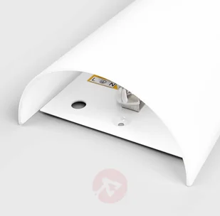 Lampenwelt Półokrągła szklana lampa ścienna SIDRA - Lampy ścienne - miniaturka - grafika 5