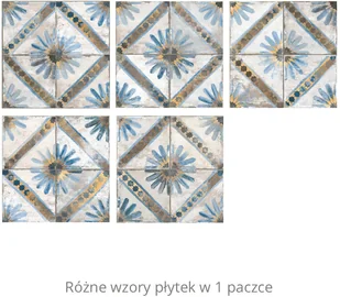 Peronda Fs Marrakech Blue 45x45 - Płytki ceramiczne - miniaturka - grafika 2