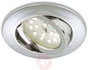 Oprawy, klosze i abażury - Briloner Ausrichtbarer LED-Einbaustrahler Erik chrom - miniaturka - grafika 1