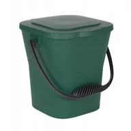 Kosze na śmieci - Kosz do segregacji na odpady Eda 6l zielony - miniaturka - grafika 1