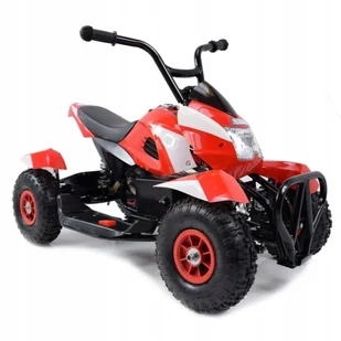 Super-Toys MEGA WIELKI QUAD MAVERICK Z NAPĘDEM 4X4, AMORTYZATORY, MIĘKKIE KOŁA,/BBH3588 BBH-3588-CZERWONY - Pojazdy elektryczne dla dzieci - miniaturka - grafika 10